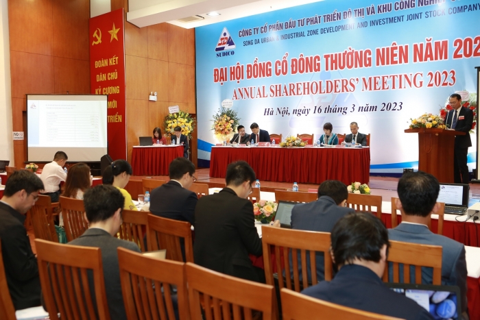 Sudico đề ra mục tiêu tăng trưởng từ 10-15% trong năm 2023