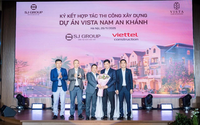 SJ Group ký kết hợp tác với Viettel Construction và Vinaconex1