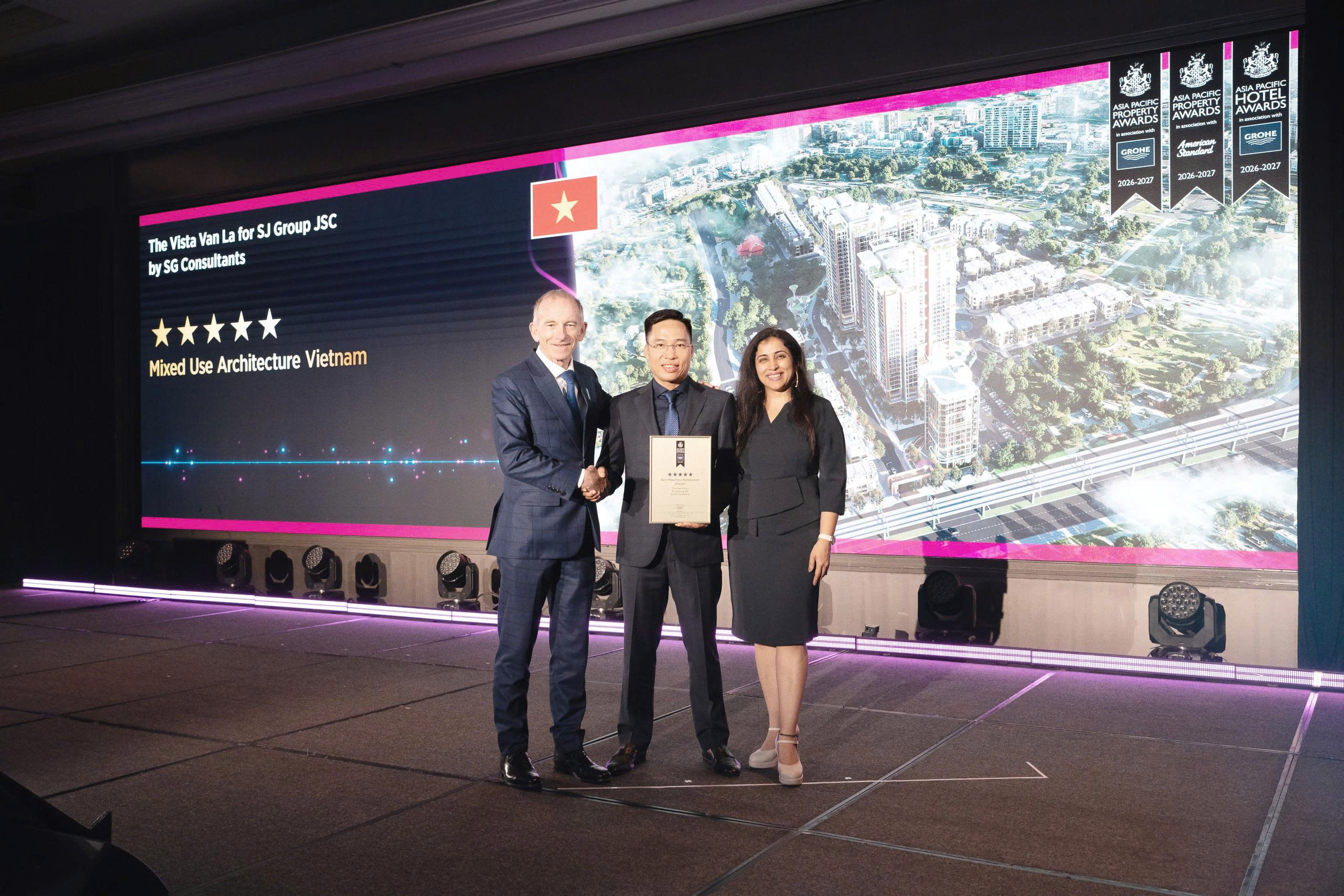 SJ Group: The Vista Van La nhận giải “Kiến trúc đa chức năng tốt nhất” tại Asia Pacific Property Awards